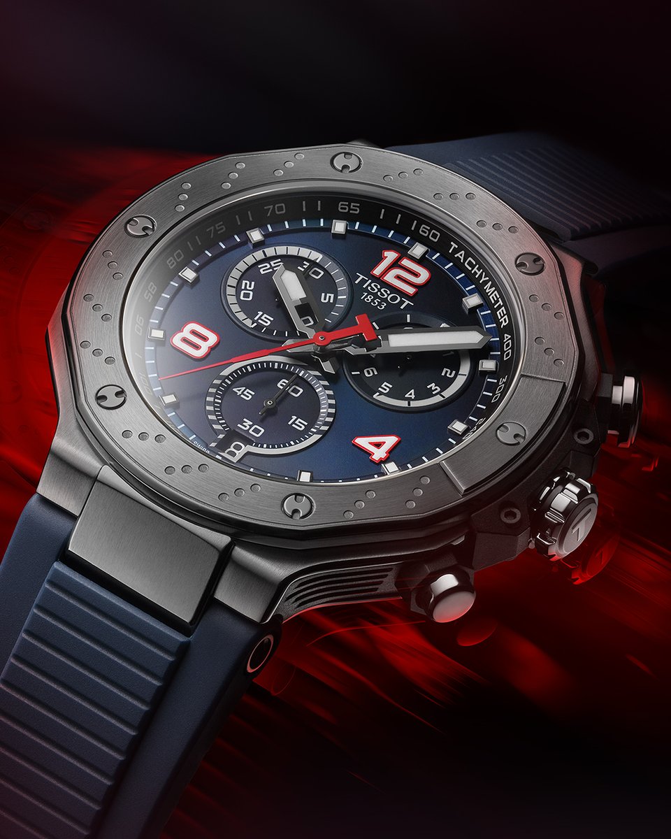 Embrace the spirit of speed with the Tissot T-Race MotoGP™ Chronograph Quartz 75th Anniversary Limited Edition 2024. Designed for precision and performance, its dial evokes the notion of speed, with speedometer-inspired chronographs. #Tissot #TRace #MotoGP