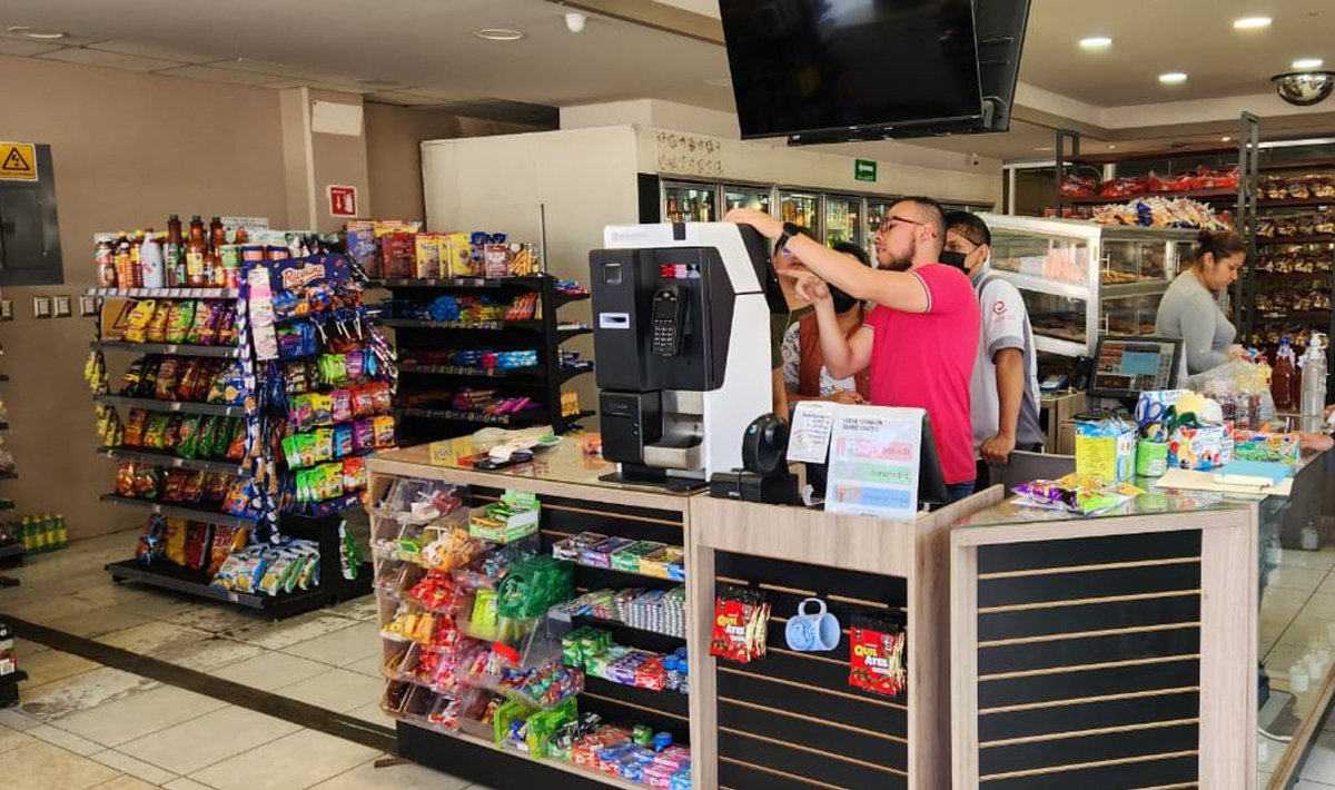aps_mexico's tweet photo. Una de las ventajas del punto de venta Quickpaymini es que trabaja de la mano con los sistemas punto de venta de los negocios evitando la necesidad de realizar integraciones de software. 
+++++
Los mejores cajeros automáticos de México.
#selfservice #digitaltransformation #retail https://t.co/Pjr3eVFM8j