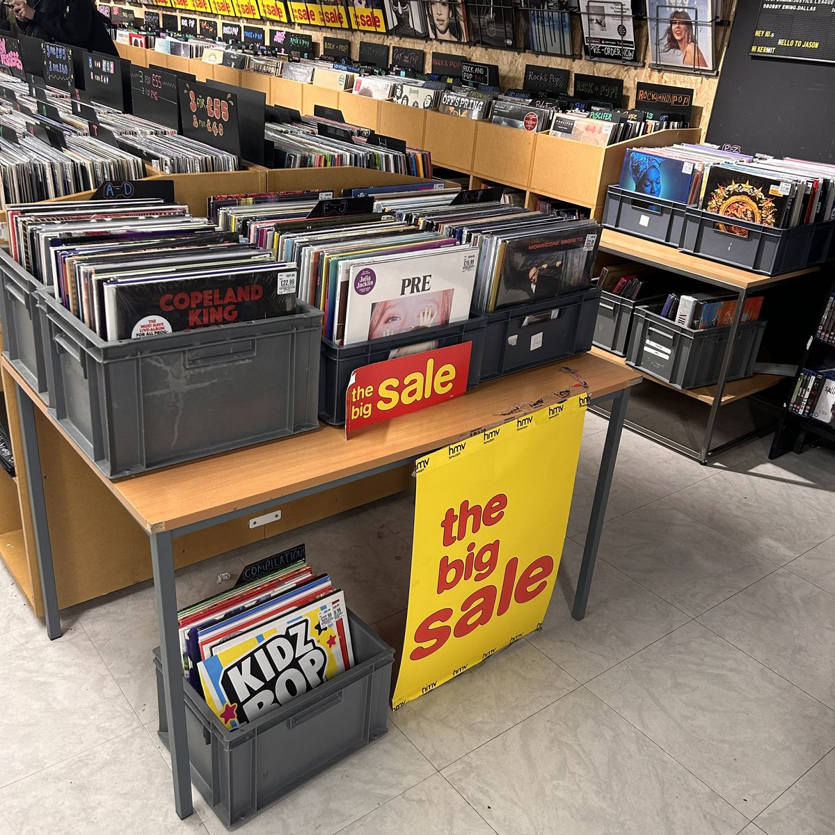 ANOTHER HUGE VINYL SALE?!!!
Tons of huge names including Olivia Rodrigo, Rolling Stones, Hozier and more and now up to half price! Pop in to shop our exclusive sale now!