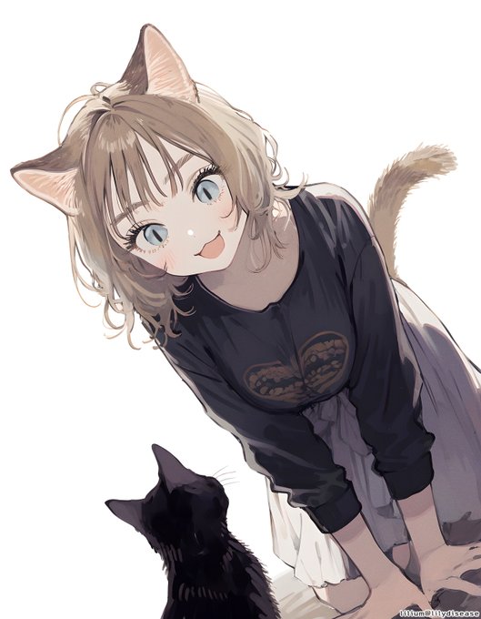 「黒猫 スカート」のTwitter画像/イラスト(新着)