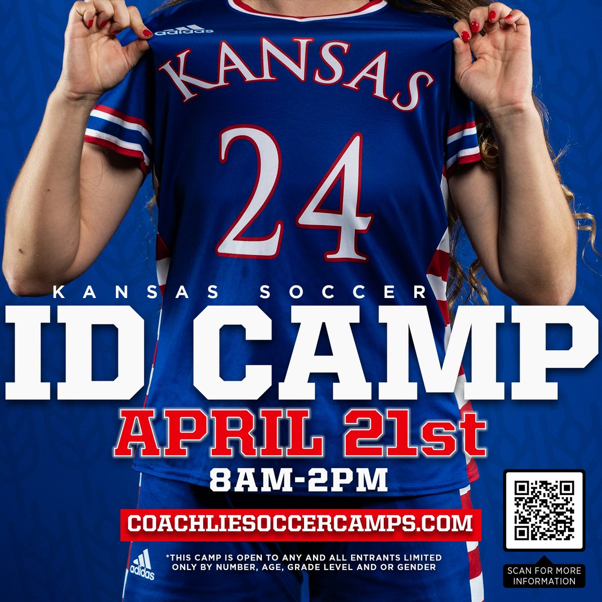 Less than a month away from our Spring ID camp! Register ➝ coachliesoccercamps.com Andddd stick around after for our exhibition match vs. Washburn! #RockChalk