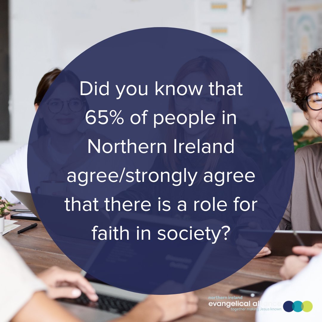 Find out lots more in Good news people: a report on Evangelicals in Northern Ireland: eauk.org/about-us/natio…