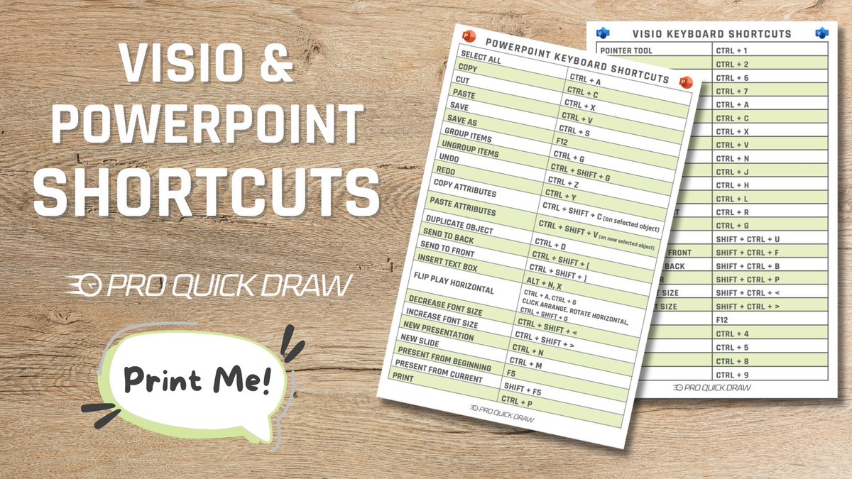 If you draw your plays in Visio or PowerPoint, our keyboard shortcuts can help eliminate the clicks! ⬇️ Download 🖨️ Print 🔎 Reference proquickdraw.com/microsoft