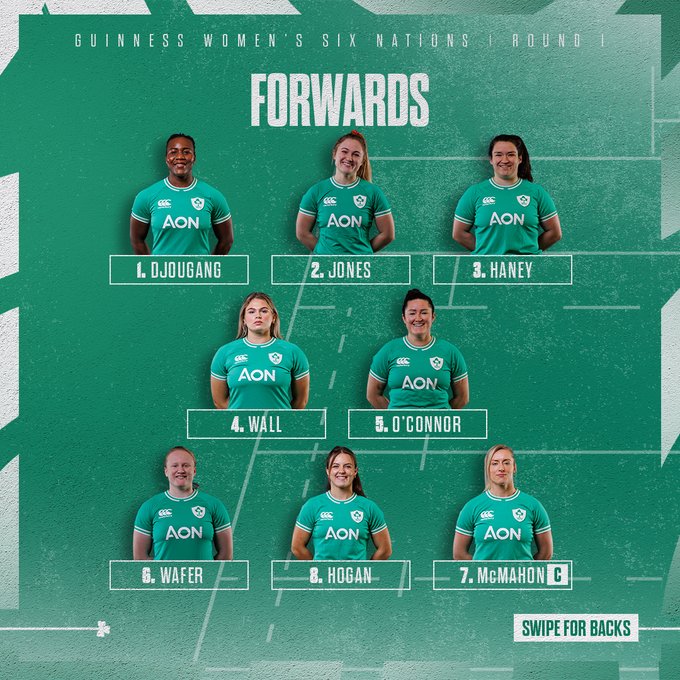 The #GuinnessW6N is back! Guinness Women’s Six Nations kicks off tomorrow March 23rdat 2.15 pm with France V Ireland. DBFL wishes our very own Christy Haney and all her teammates the best of luck. Go Ireland!
@irishrugby
<a href="/Womens6Nations/">Guinness Women's Six Nations</a>
#GuinnessW6N #FRAvIRE #IrishRugby