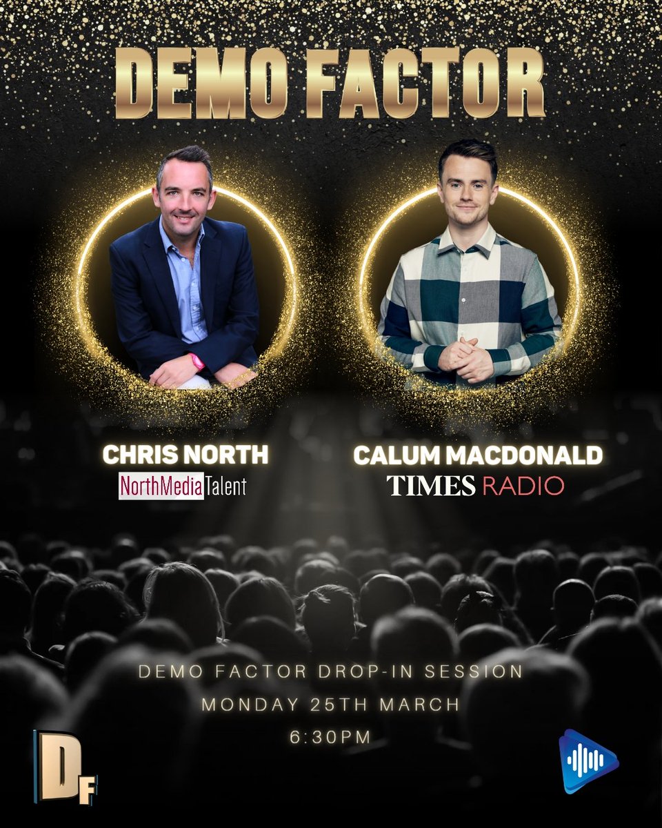 A very special drop-in session! ✨

Making a presenter demo can be daunting, so Chris and Calum are here to answer all your questions on DemoFactor 🗣️🤝

Even if your demo isn't picked on the night, this is a great opportunity to get some advice beforehand. 

#SRACON #DF