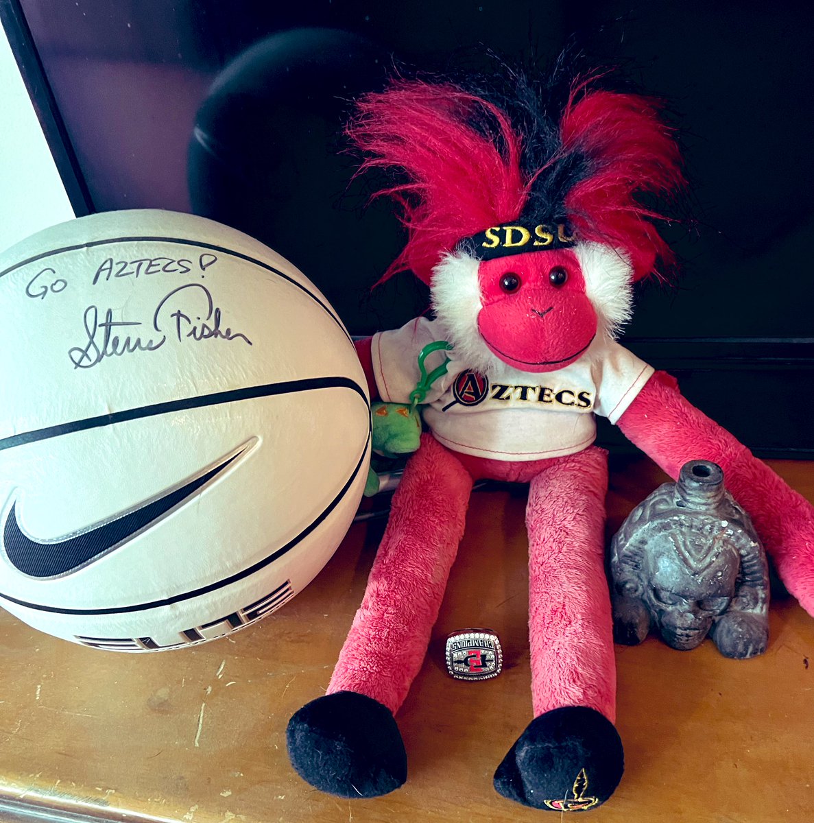 hewynewton's tweet image. gameday…gotta bring out the heavy hitters #Aztecs