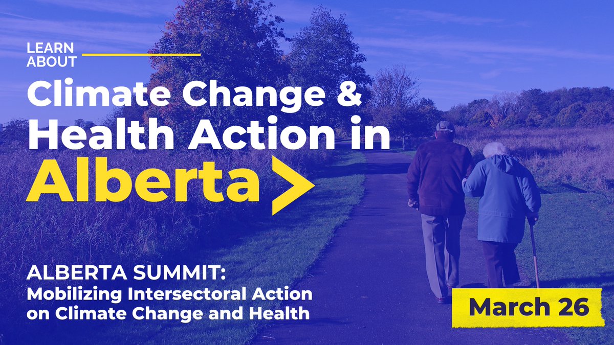 Sherilee_H's tweet photo. 🌟Top reasons to attend the @GovCanHealth & @UAlbertaSPH #Alberta #ClimateHealthSummit🌟
Today’s reason: Innovative #ClimateChange & #Health actions are happening in Alberta!
👉Join us to celebrate and learn from successes, and also learn about gaps
Registration in 🧵below https://t.co/iPvDLjUnOE
