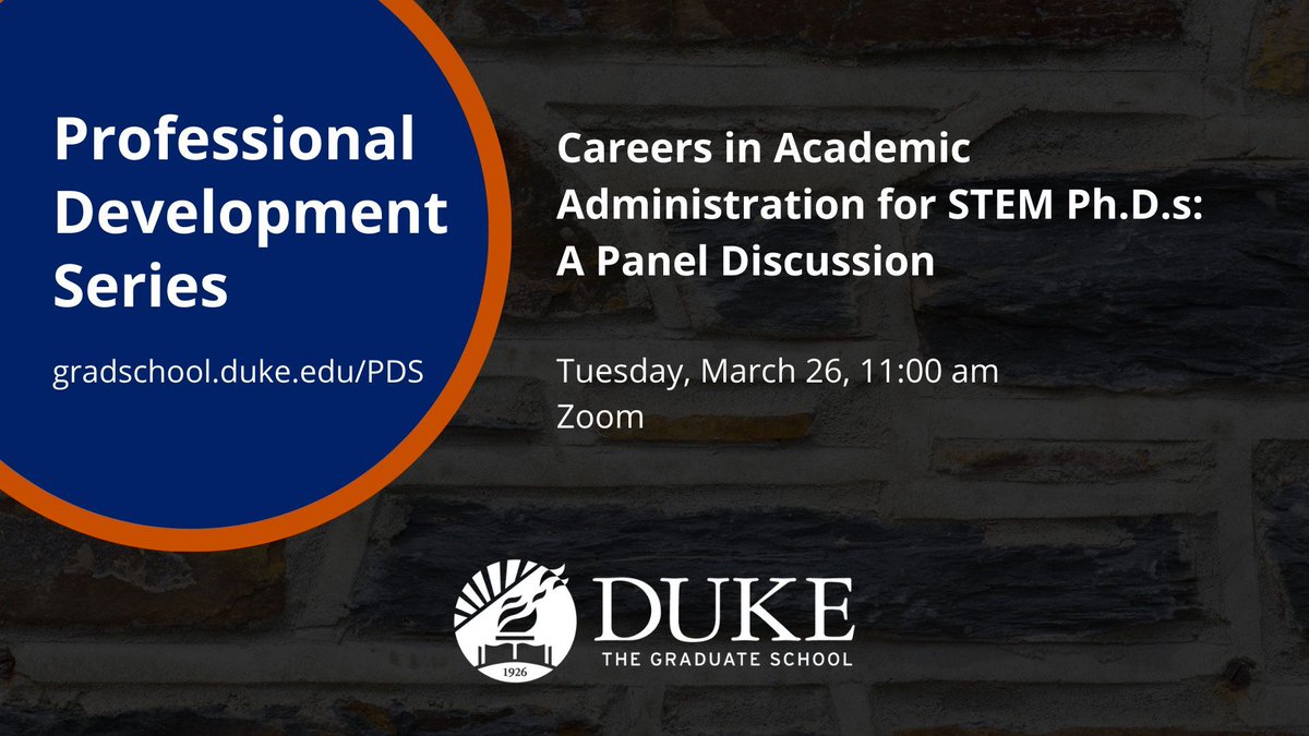 Hear from Ph.D and postdoc alumni in STEM who found fulfilling careers in higher education. They will discuss how they moved into these jobs from their Ph.D/postdoc training, locating job opportunities, and applying for them. Find more info and register at bit.ly/3Pt5jYr