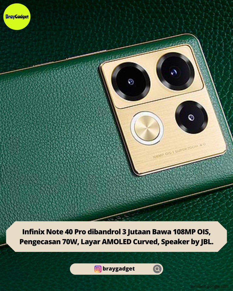 braygadget's tweet image. instagram.com/p/C40mqjiS4fL/…

#infinixhot40pro #braygadget #hpmewahhargamurah