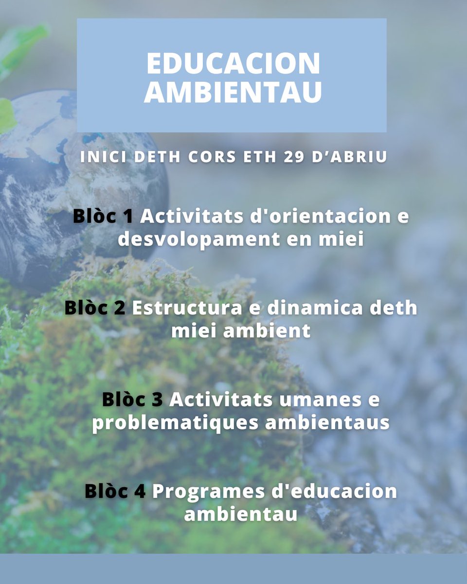 _ETEVA's tweet photo. Organiza era primauera damb es nosti corsi GRATUITS ‼️

🏊‍♂️ Socorrisme 
♻️ Educacion Ambientau
🚵🏻 Guida itineraris BTT

Mès ℹ️ escriu-mos 👉🏻 informacion@eteva.org https://t.co/wLNIetkE7p