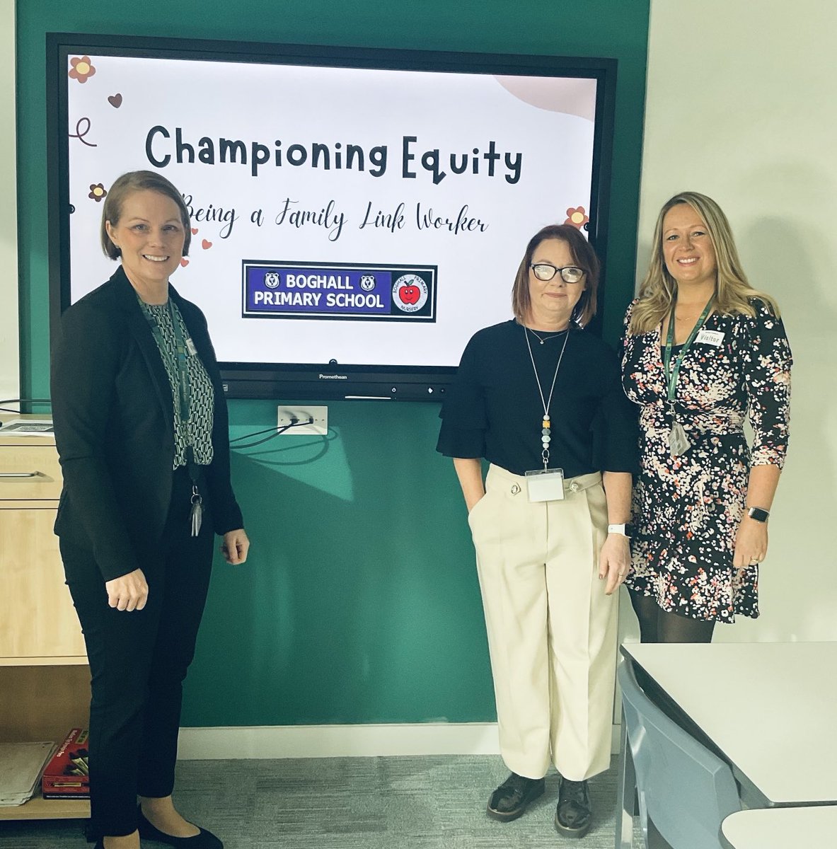 BoghallPSch's tweet photo. 💟Today, we proudly shared the fabulous work Mrs Melville does for our school community at the @WL_Equity #PEFConference
💟Thank you to everyone who attended our workshops
💡We were all very inspired listening to the key note speakers and other workshops https://t.co/jkqIE42yG9
