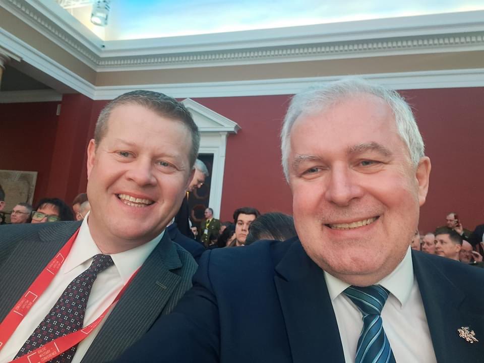 Great opportunity to 🤝 Ryan D. McCarthy (during his years in office he made a significant contribution to the uninterrupted rotations of 🇺🇸 forces in 🇱🇹). The #BalticMilitaryConference in Vilnius.