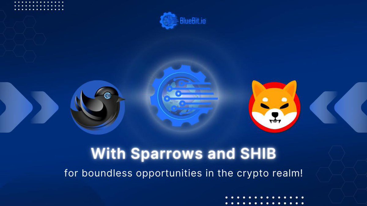 Bluebit_io's tweet image. We're thrilled to announce an exciting collaboration between Sparrows and the SHIB community! BlueBit has successfully integrated Shibarium, and we hope this partnership will bring our communities closer and lead to even greater achievements together.
@ShytoshiKusama…