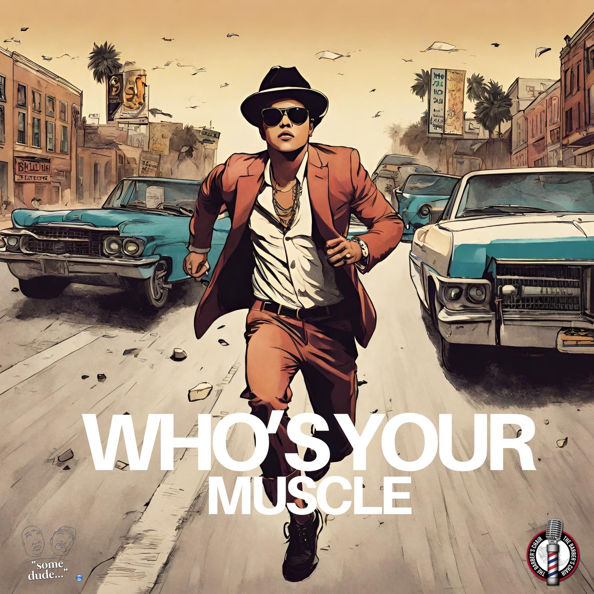 BarbersChairCo's tweet photo. Some Dude (@SomeDudePod) “Who’s Your Muscle” is streaming on all of our feeds now! 
@jrbang @MikeB_SDP 

🎧: https://t.co/avCrLi9ebV https://t.co/g1CwhZtZ1o