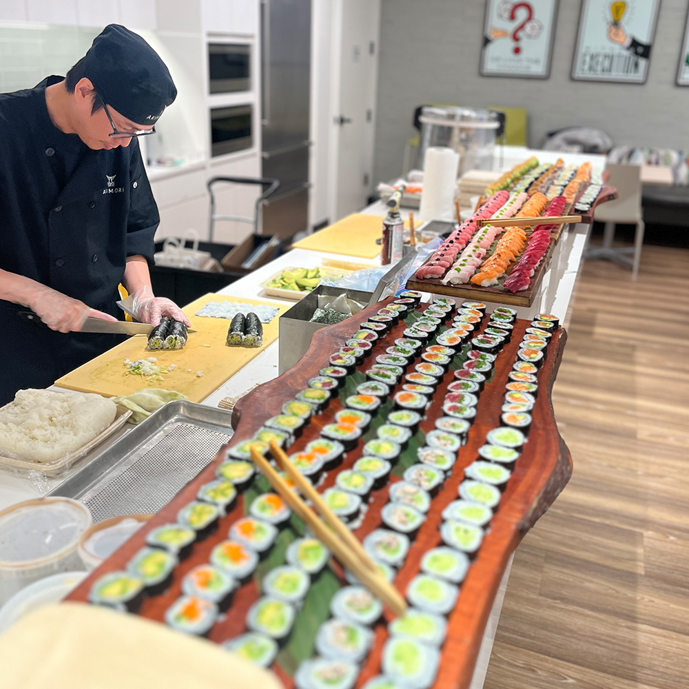 LMCAdvisors's tweet photo. The dedicated staff at LMC have been working hard throughout this busy season, and the firm wanted to continue showing our appreciation by offering curated events throughout last month!

#events #eventplanning #sushi #cafe #italianices #agavijuice #teamwork #busyseason https://t.co/lR93BITmT4