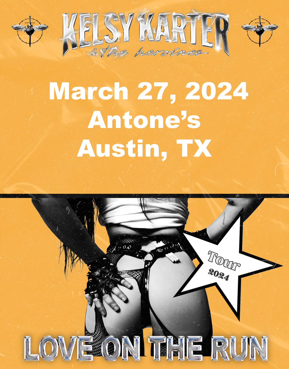 ‼️ TICKET GIVEAWAY ‼️

Aussie/British rock &amp; rollers @KelsyKarter brings the Love On The Run tour to <a href="/Antones/">Antone's</a> next Wednesday, 3/27!

Follow the rules below for a chance to win a pair of tickets!

① RT this post
② Follow <a href="/atxconcert/">Austin, Texas</a>
③ Tag +1 in comments

*Winner on 3/26*