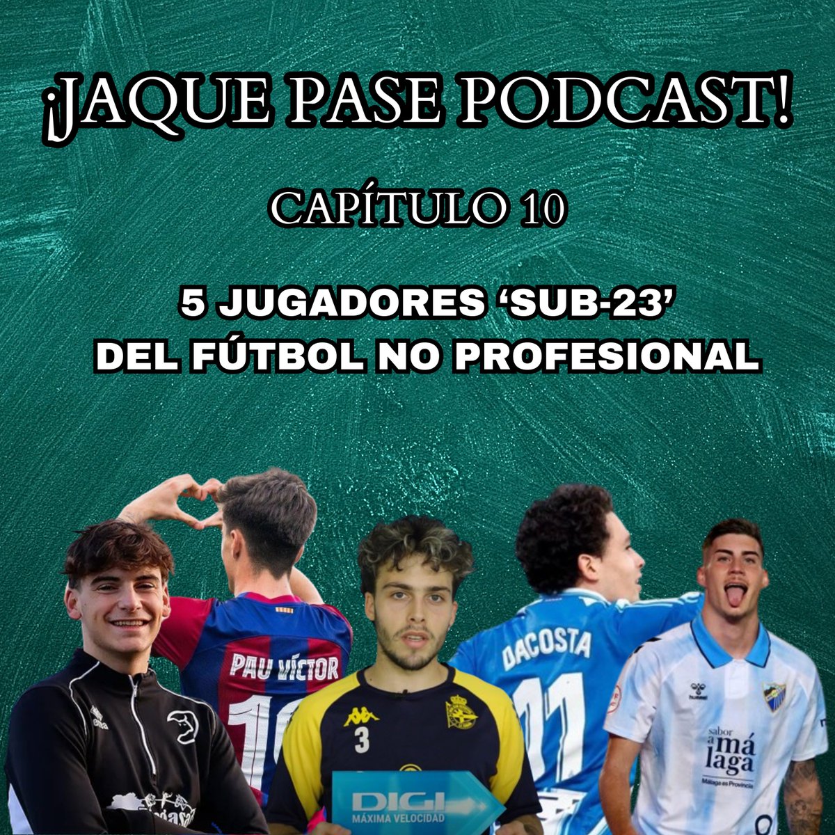 CAPÍTULO 10 | Cinco jugadores 'Sub-23' del fútbol NO profesional 👷⚽️

¿Quieres conocer auténticos talentos que deleitan lejos de los altos escalones del balompié nacional? 👇

▶️ Spotify: podcasters.spotify.com/pod/show/jaque…