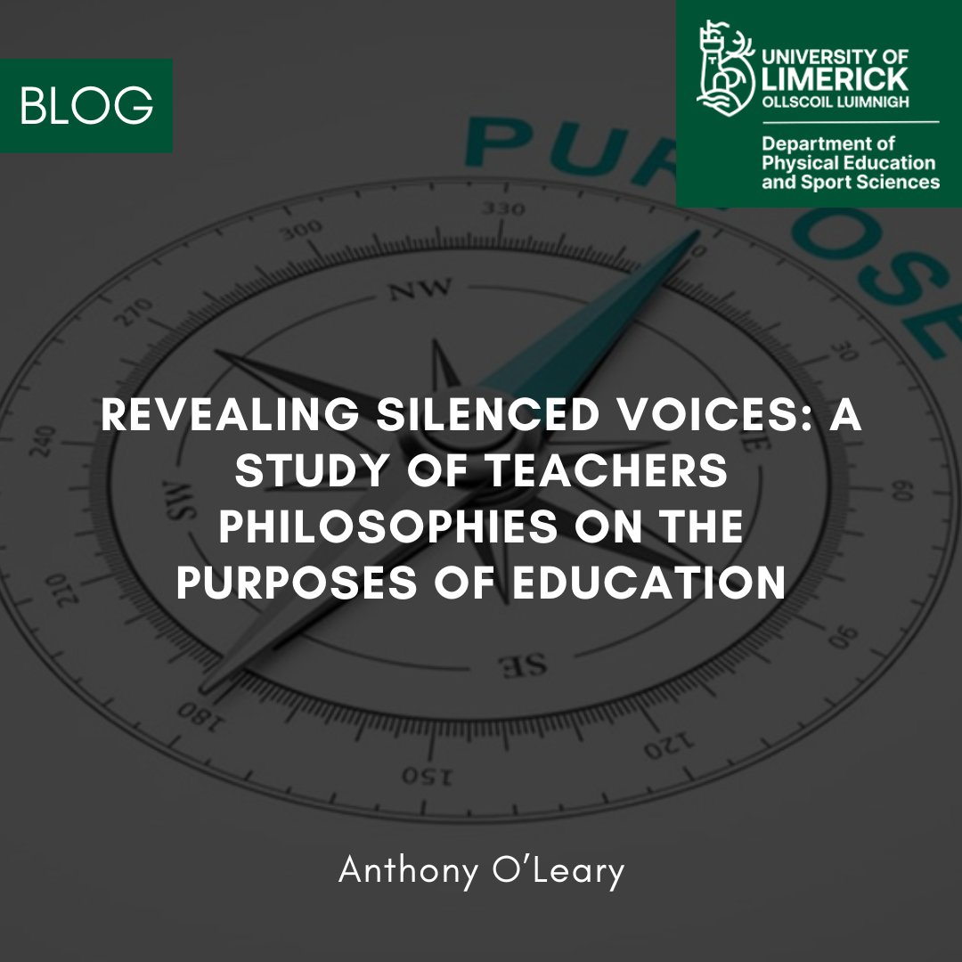 In today’s blog PESS PG student @Anthony_OLeary1 discusses his doctoral research work where he is exploring the purposes of education from the perspective of preservice teachers, teachers and teacher educators Read the blog⬇️ pess.blog/2024/03/22/rev… #StayCurious #Research