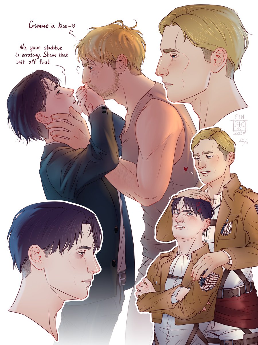 Levi is being a spicy kitty 

#Eruri #エルリ #進撃の巨人 #AoT #SnK #ShingekiNoKyojin #attackontitan