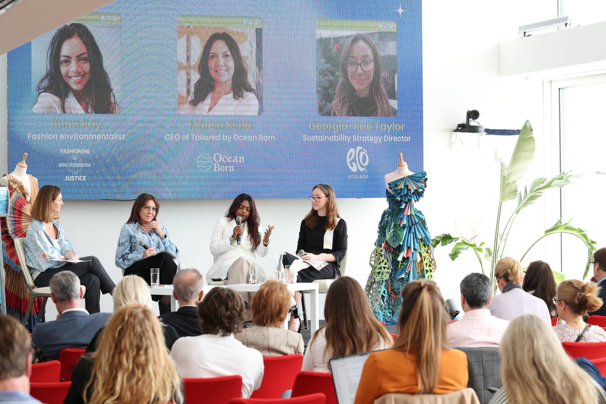At #TidesOfChange, experts discussed how to clean up the industry. ♻️ Designers, materials, collaboration - it all matters! Let's make sustainable fashion the new wave! #MonacoOceanWeek #SustainableFashion What will you do?