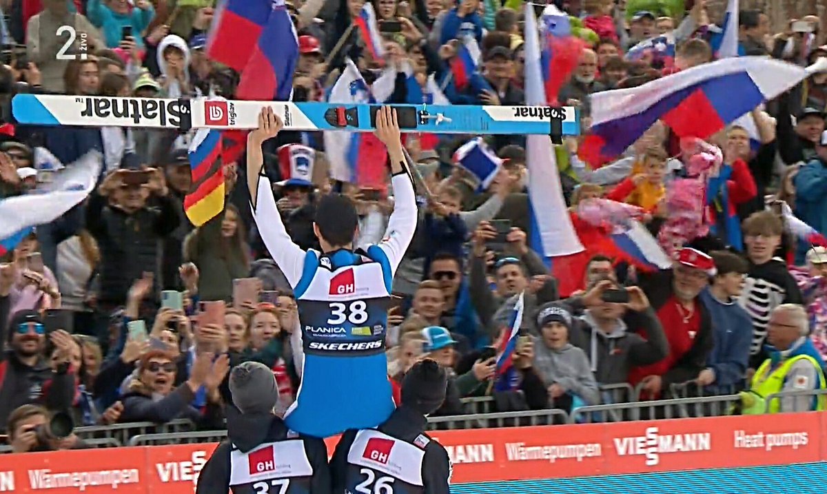 Veseli se Slovenija, Peter Prevc je zmagal v #Planica na poletih. #legenda