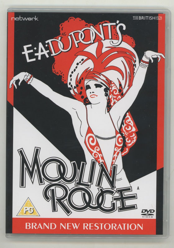 E. A. Dupont's Moulin Rouge 📀Originally trade-shown in March 1928 as a silent feature with live musical accompaniment, it was re-released in 1929 with a recorded, synchronized score by John Reynders and is presented here as a brand-new restoration from original film elements