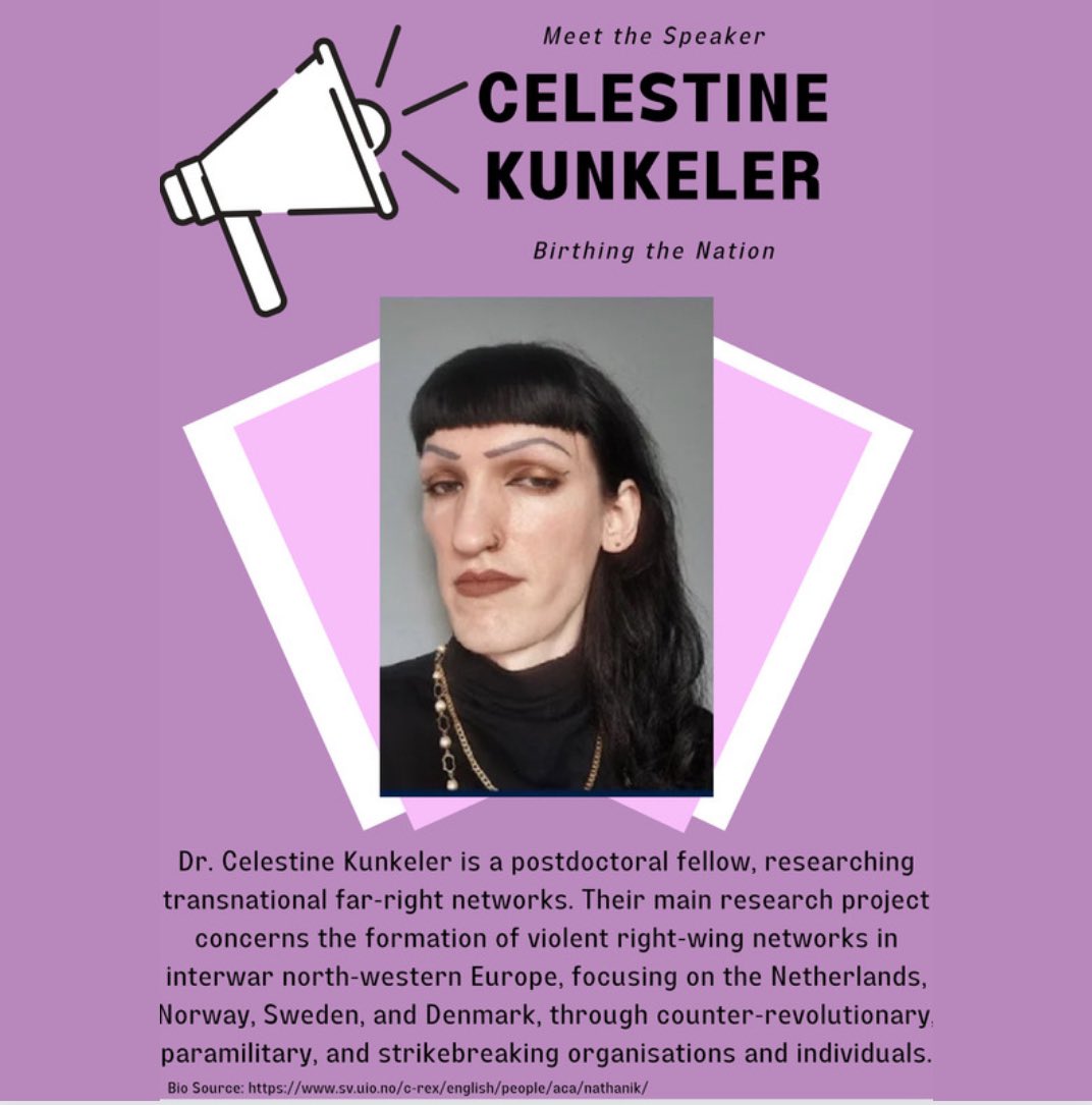 Meet the speaker of our upcoming lecture! Kunkeler will be joining us on March 25th, so mark your calendar and register to attend at the link in our bio! 

#genderstudies #womensstudies #birthingthenation #sawyerseminar #pennstatewgss