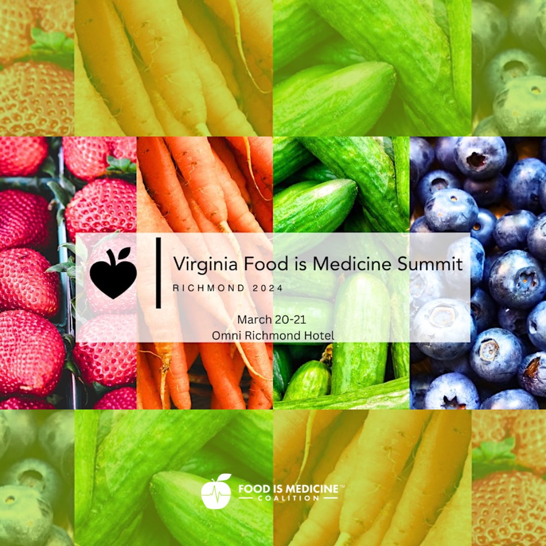 We’re thrilled that FIMC agencies attended the 2024 Virginia Food is Medicine Summit March 20-21. This diverse group of stakeholders discussed collaboration, increasing access and advancing the food is medicine movement for those in need. #foodismedicine