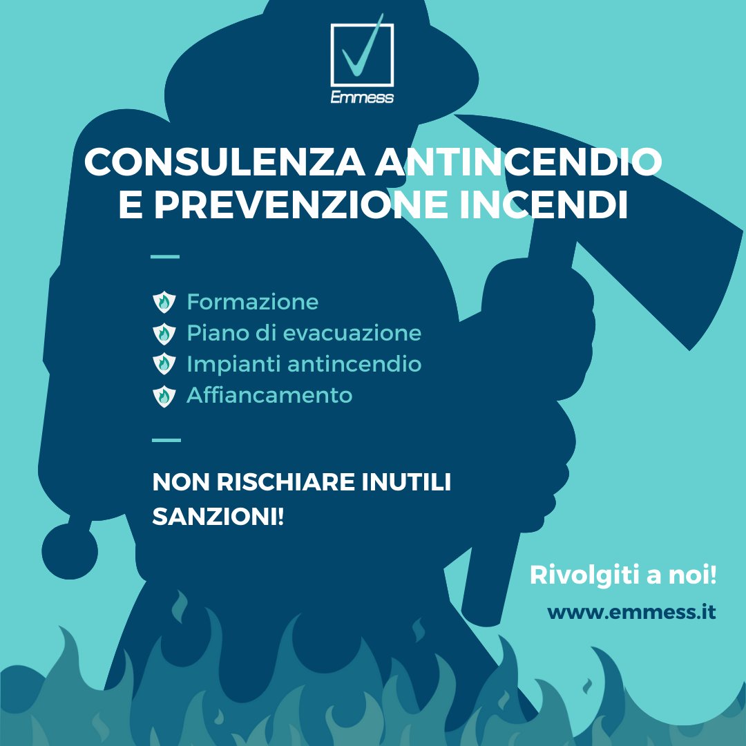 Emmess_Srl's tweet photo. I consulenti Emmess supportano le aziende nei servizi di prevenzione incendi e antincendio 🧯
Informati sul nostro sito ed evita inutili sanzioni!
🖥️ https://t.co/nKmfuUdprF

#emmess #emmesslifestyle #antincendio #emergenzaincendio #corsidiformazione #formazioneantincendio https://t.co/pgbAqb4wIR