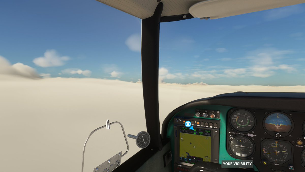just cruzing and chilling to the constant sound of the prop in a small general aviation airplane to salt lake city

Game: Microsoft flight simulator