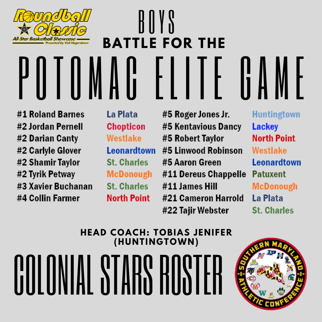 Earlier this week the SMAC seniors faced off amongst one another BUT this weekend they get a chance to team up vs. all stars from Virginia in this years <a href="/RBallClassic/">The Roundball Classic</a> 

The RBC is one of the most prestigious All-Star games on the east coast!

Sunday | 1:30pm | St. Maria Goretti