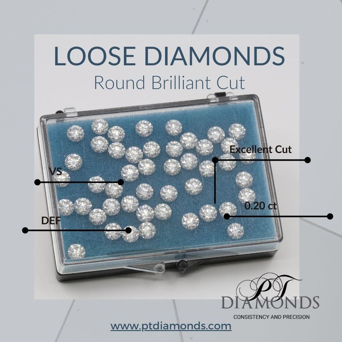 PTDiamondsInc's tweet photo. Excellent cut 20 pointers DEF - VS from premier diamond wholesaler. Expect Fire, Brilliance &amp; Scintillation!  💎#meleediamonds #loosediamonds #diamondwholesale #jewelry #ptdiamonds #instadiamonds #jewelrydesign #diamonds https://t.co/cTckHAKFyW