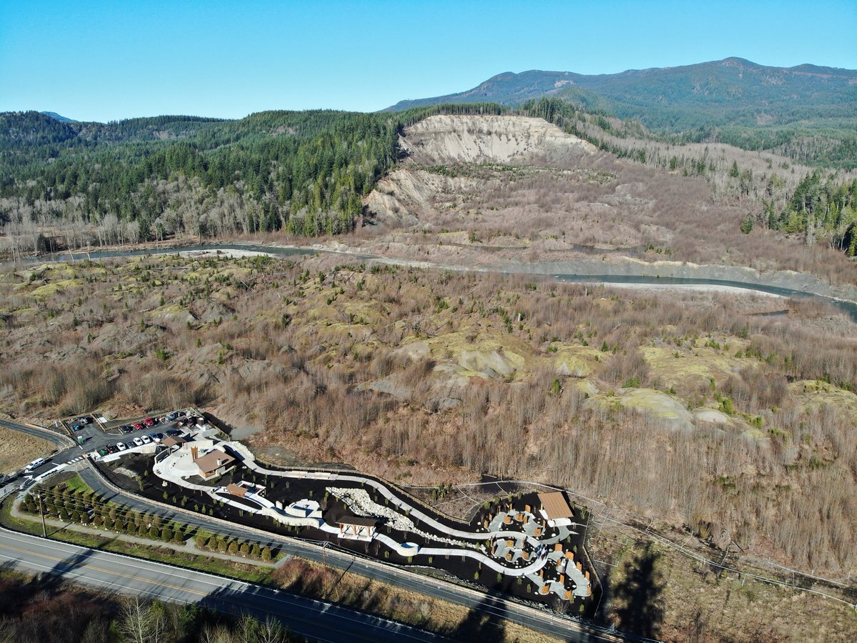 10:37 a.m., March 22, 2014. Today marks ten years since the deadliest landslide in U.S. history ended the lives of 43 people. Today we dedicate the permanent memorial to honor the victims, survivors, first responders, and community. May we never forget. slidememorial.com