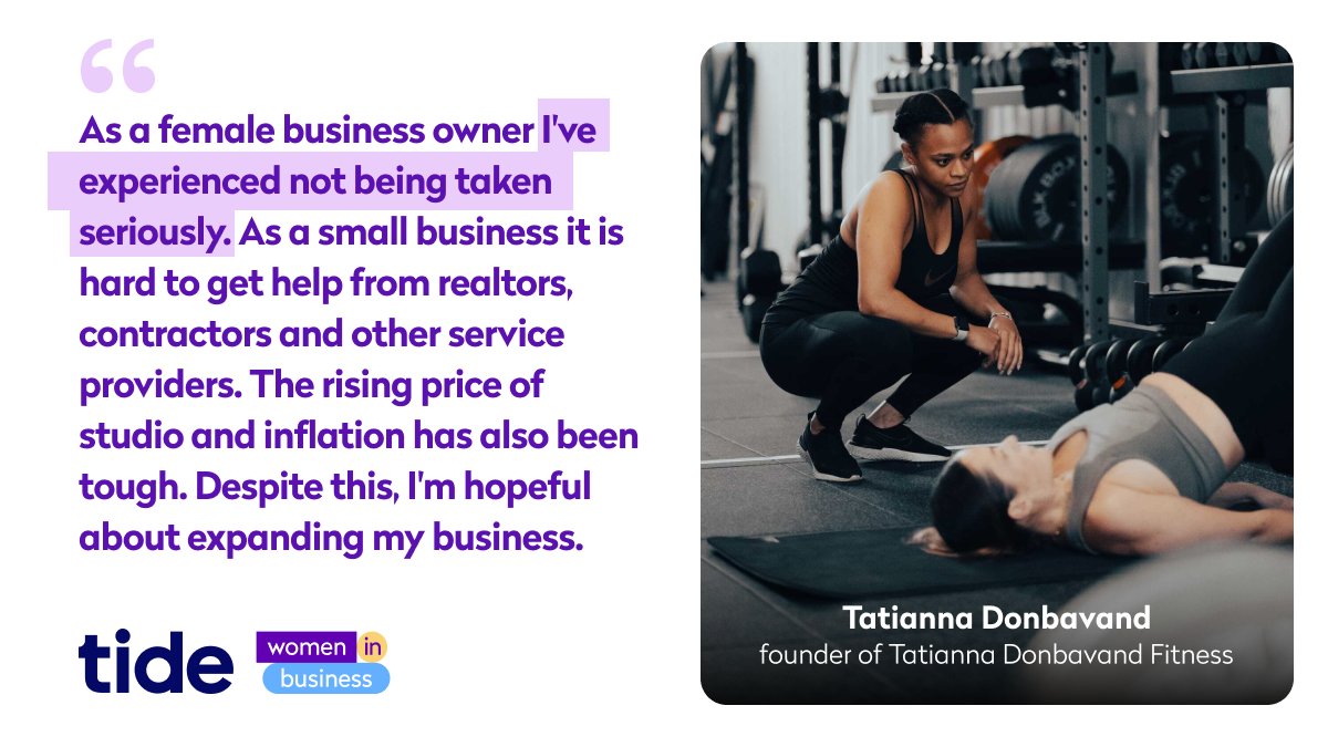 We launched Tide’s Female Business Owners UK Index to deep dive into the journeys of our inspiring female members. Meet Tatiana, the founder of Donbavand Dance and Fitness. 🔎 Learn more about our findings & our Women In Business programme's initiatives: bit.ly/4a5PQWj