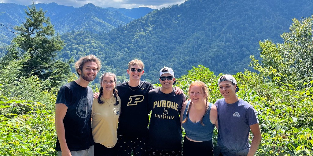 PurdueAgEcon's tweet photo. During his time here at Purdue, Jackson Daftari (Fishers, IN; AgBiz Mgmt) has had opportunities to intern with the Office of @SenToddYoung, @IndStatePolice and @INFarmBureau. He plans to attend law school after graduation. #AGECSeniorSpotlight https://t.co/6G6t7s9qiR https://t.co/k90mM09GTF
