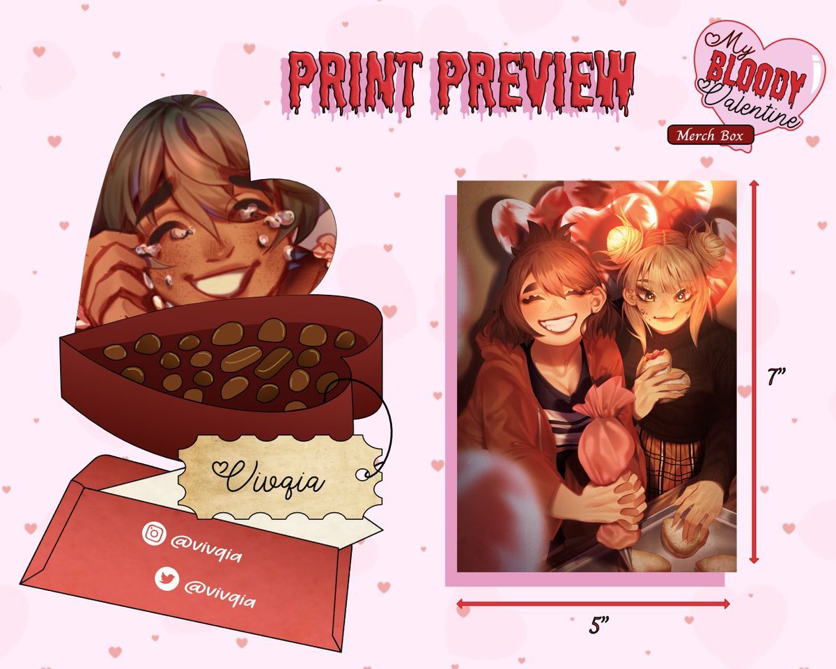 ❣️ Artist Preview! ❣️

💌 <a href="/vivqia/">𝓿𝓲𝓿𝓲 | FREE 🇵🇸🇨🇩🇸🇩 | mw minty🫶🏾</a> shows us some classic Valentine's day sweets and treats with this beautiful print!

💌 Shop Now!: mybloodyvalentine.myshopify.com