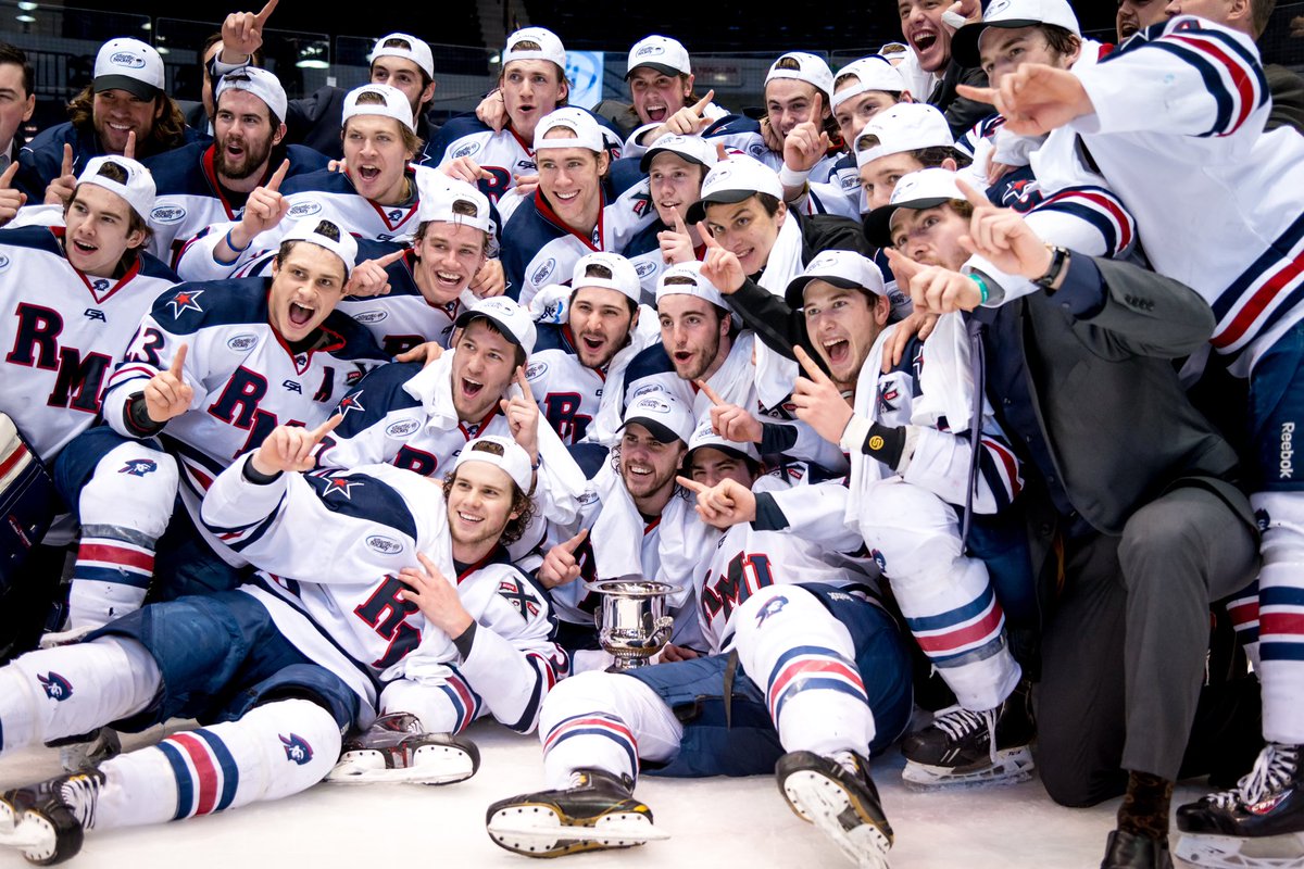 RMUMHockey's tweet photo. On this day 10 years ago, we were crowned AHA CHAMPIONS🏆🏆🏆 

#BobbyMo #AHA20 https://t.co/7VP7TsutrW