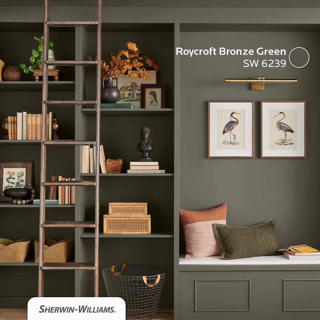 PreguntaSherwin's tweet image. ¿Qué parte de tu casa necesita el encanto rústico de nuestro color del mes de marzo?
Descubre un tono natural con SW 2846 Roycroft Bronze Green.

Encuéntralo en nuestras tiendas Sherwin-Williams.