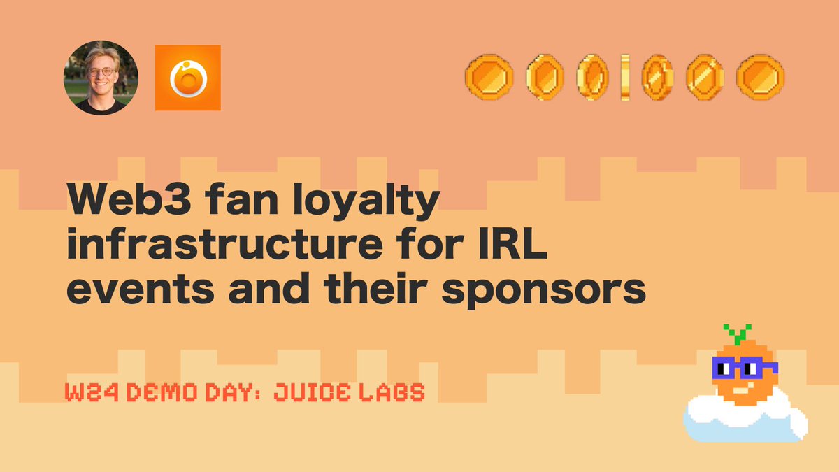 5 days until <a href="/OrangeDAOxyz/">Orange DAO 🍊 | founders wanted</a> Demo Day!

Keep following along for what to expect and to find out how you can join us...

Introducing another fellow <a href="/zac_denham/">Zac Denham</a> ; who is building <a href="/labs_juice/">Juice</a> 🍊