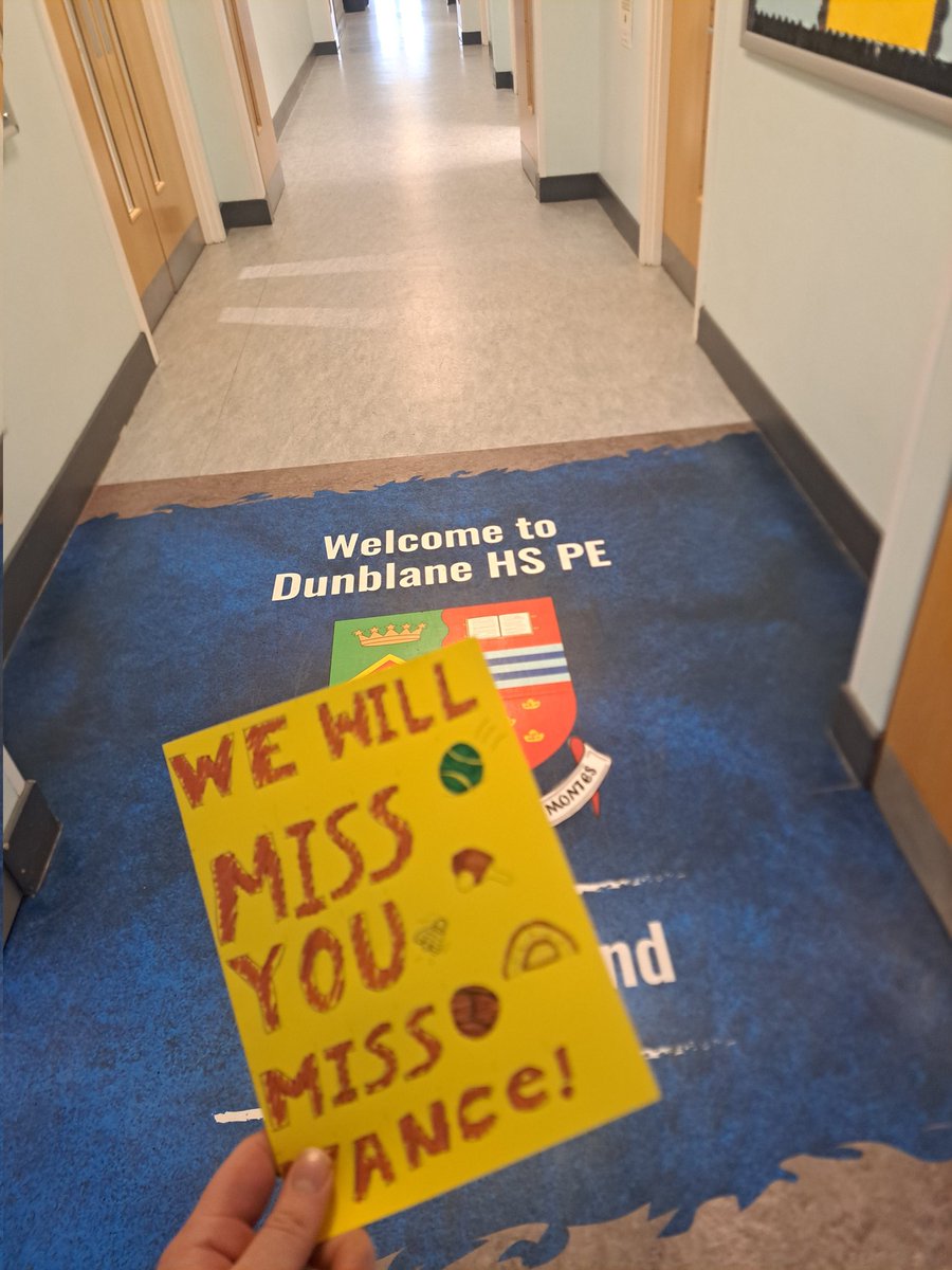laravance1903's tweet photo. Cannot thank @DunblaneHS @DunblaneHSSport enough for giving me such an enjoyable placement over the past 10 weeks, kids and staff are an absolute credit to the school and I'm already jealous of whoever gets placed there next! Thank you so much DHS 💙 https://t.co/BbgP4f8MzG