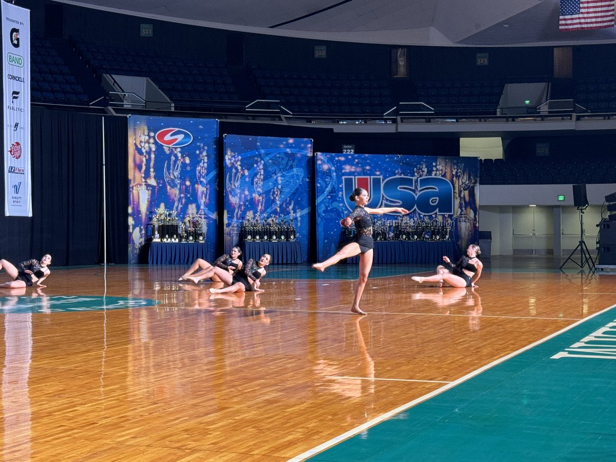 Our Varsity Dance team is competing in USA Nationals today! #proudprincipal