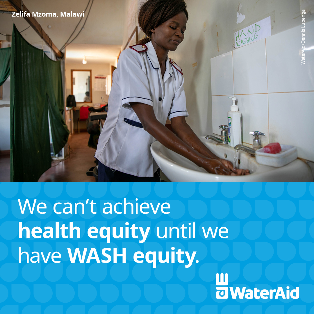Clean water, decent toilets and good hygiene are the foundations for good health. 💧🚽 This #WorldWaterDay, let's take strides towards health equity by first calling for #WASH equity. 🧼