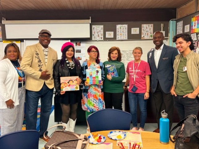 Michael Hutchins (@mdhutchins26) on Twitter photo Today we had the pleasure of having three Authors come out and give one one their signed books to seven hundred plus students here at Elrod. Our Executive Director <a href="/JosephWelch87/">Dr. Joseph Welch</a> came by just in time to see the fun. Thanks to our Media Specialist <a href="/SSBoettcher/">Mrs. Boettcher</a> for all you do. Today we had the pleasure of having three Authors come out and give one one their signed books to seven hundred plus students here at Elrod. Our Executive Director <a href="/JosephWelch87/">Dr. Joseph Welch</a> came by just in time to see the fun. Thanks to our Media Specialist <a href="/SSBoettcher/">Mrs. Boettcher</a> for all you do.