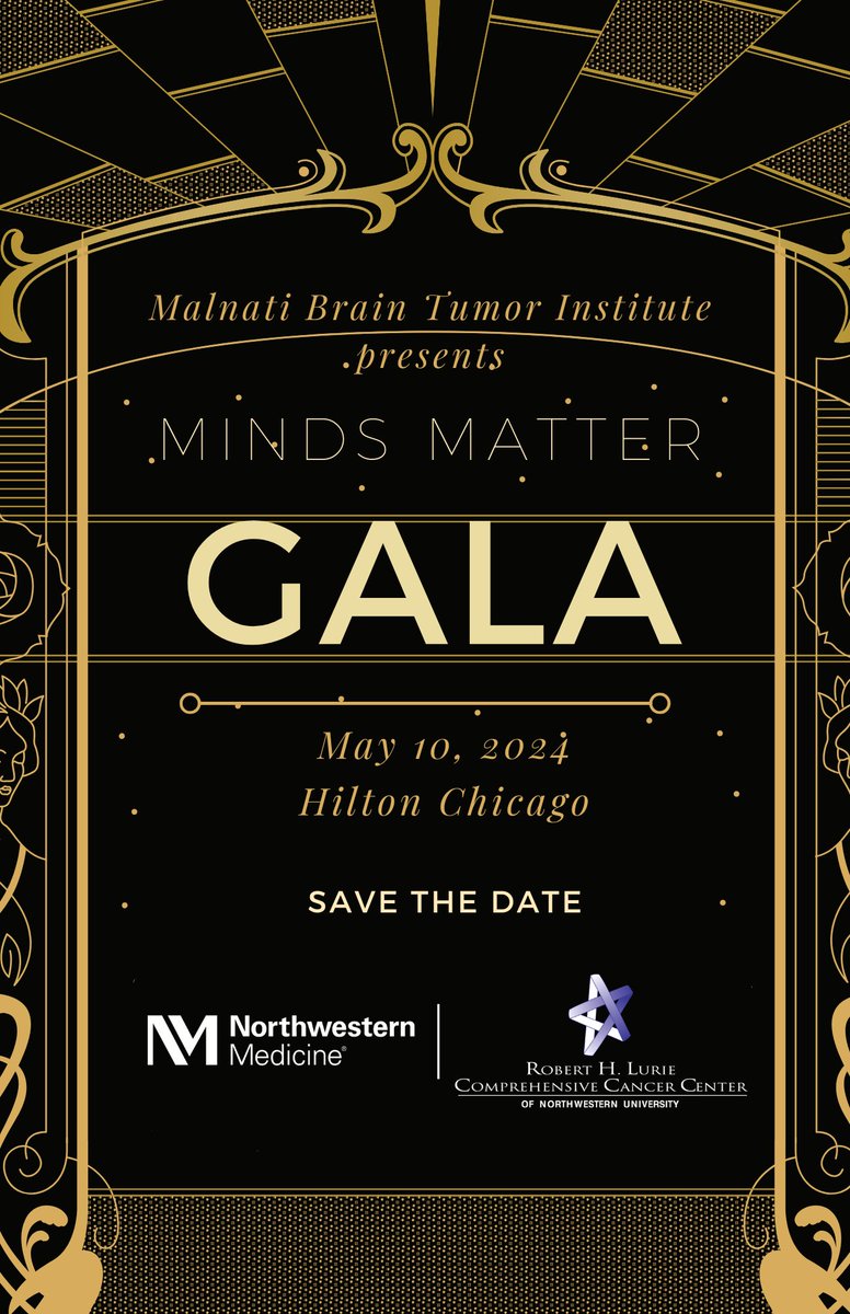Save the date for Minds Matter 2024! When you attend Minds Matter and support Malnati Brain Tumor Institute, you will join a team that is in relentless pursuit of better medicine for patients with brain and spine tumors Learn more: nmgive.donordrive.com/index.cfm?fuse…