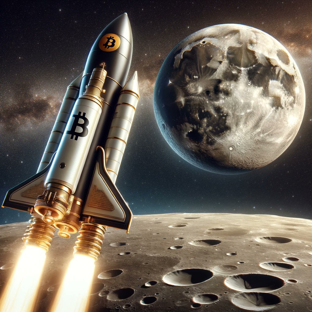 MelaxyGame's tweet photo. #Memes
Bitcoin's latest mission: to the moon! 🚀🌕 #BitcoinRocket https://t.co/fGyrlfRBzE