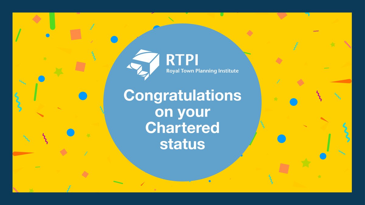 Many congratulations to all those who have passed the Assessment of Professional Competence and are Chartered Members of the RTPI. As recognition we have invited all elected members to a celebratory event in their region or nation. Look out for the invite in your welcome email.