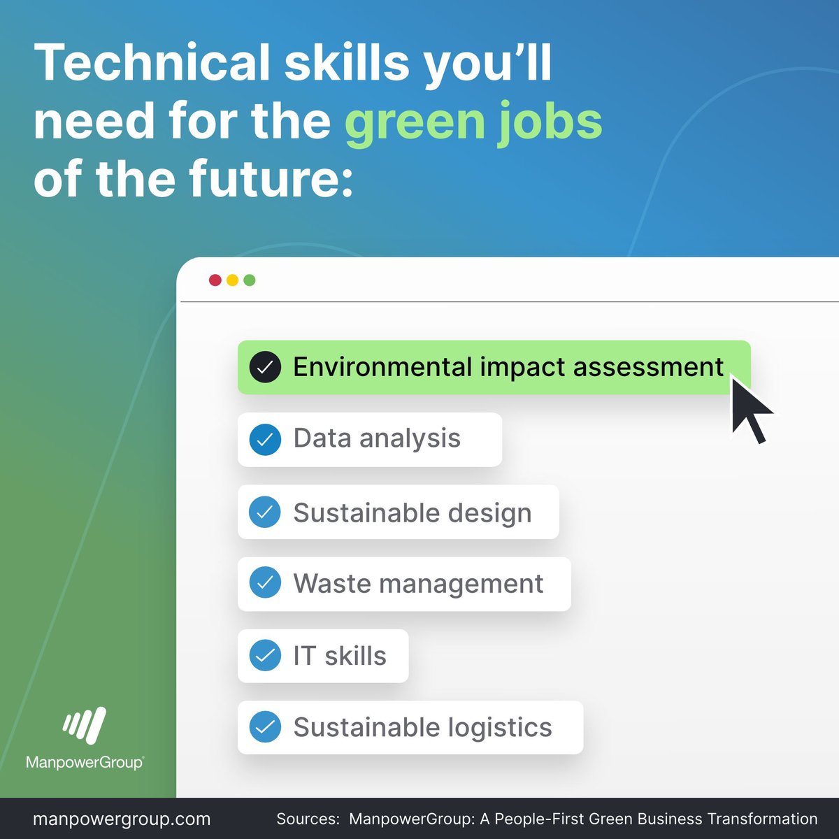 ManpowerGroup’s 2024 Workforce Trends Report explores the changes and opportunities that trends like the green transition will bring within the world of work: buff.ly/49777xg