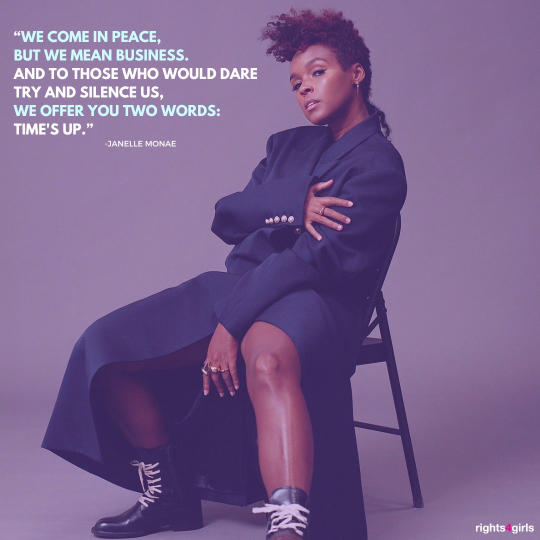 Walk into the weekend with the confidence of this @janellemonae quote. #FeministFridays #WomensHistoryMonth