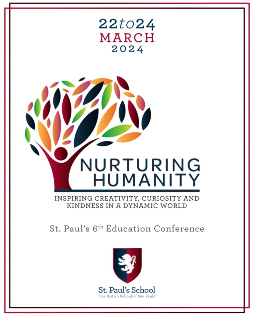 Today's the day... I couldn't be more thrilled to be in Brazil poised and privileged to be speaking at St Paul's 6th Education Conference alongside Titus Edge Zeba Clarke and the team. The conference starts today with a range of keynotes and workshops. I will be delivering a