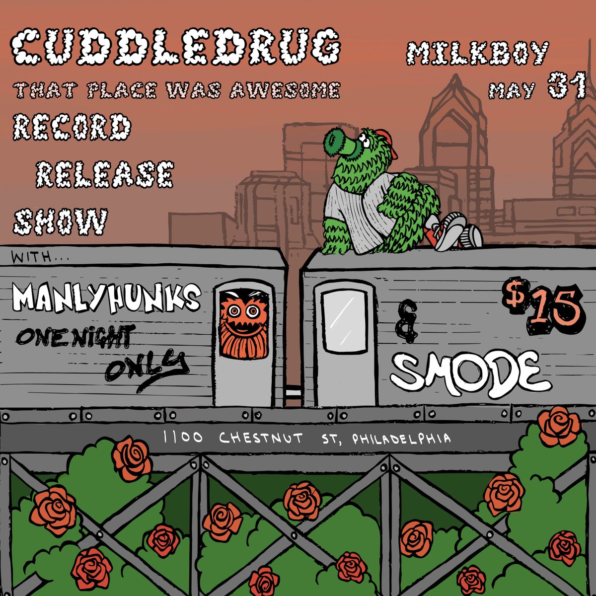 **ON-SALE NOW** cuddledrug (alt rock) // 5.31.24 @IrontomBand (indie rock) // 6.30.24 Tix >> milkboyphilly.com